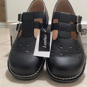 Elefante Girls Casual School Black Leather New